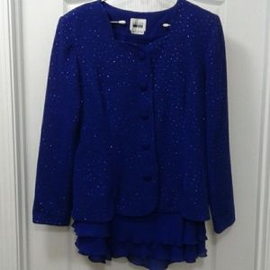 Leslie Fay formal jacket & skirt set.